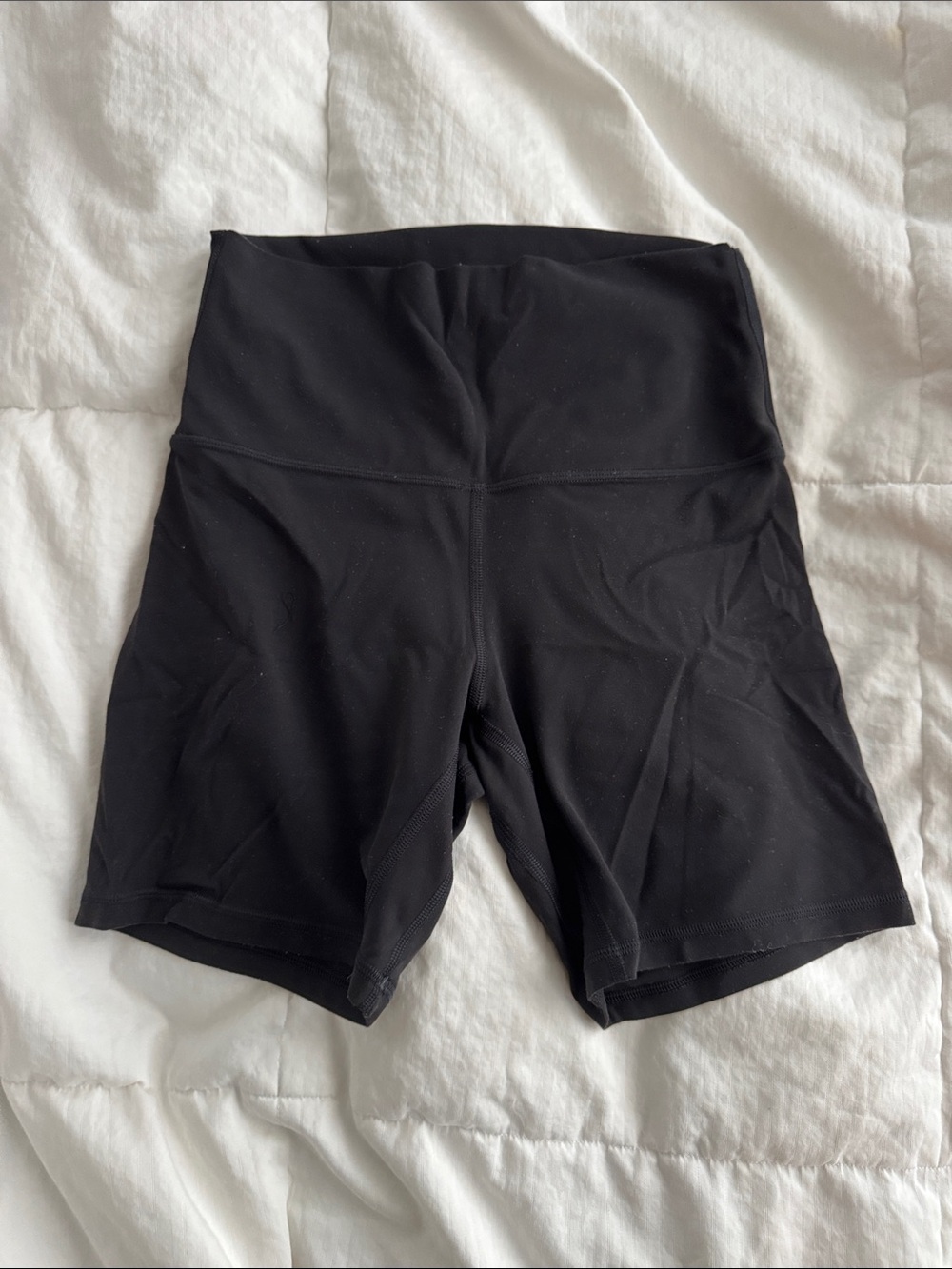 lululemon athletica Black Align Bike Shorts